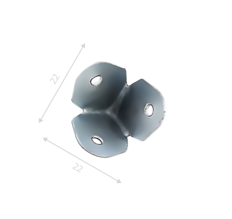 Тарный уголок (оковка) 22х22