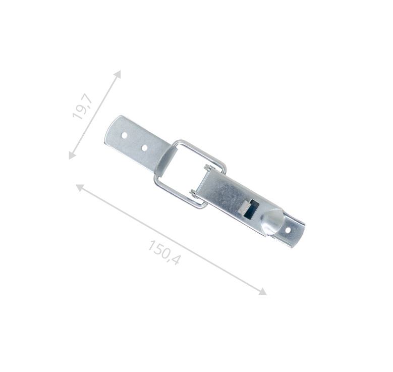Замок-защелка с фиксатором L-108 (цинк)