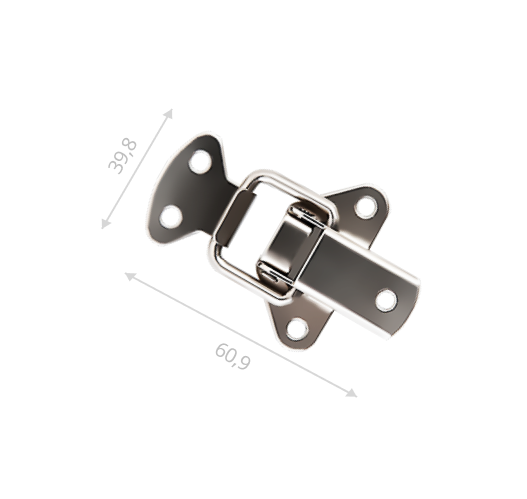 Замок М-323 (никель)