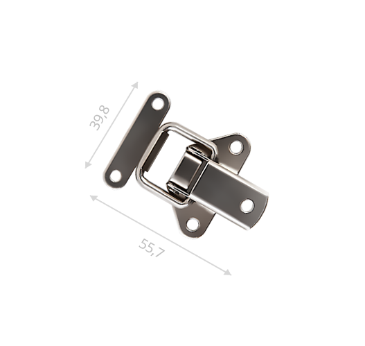 Замок М-322 (никель)