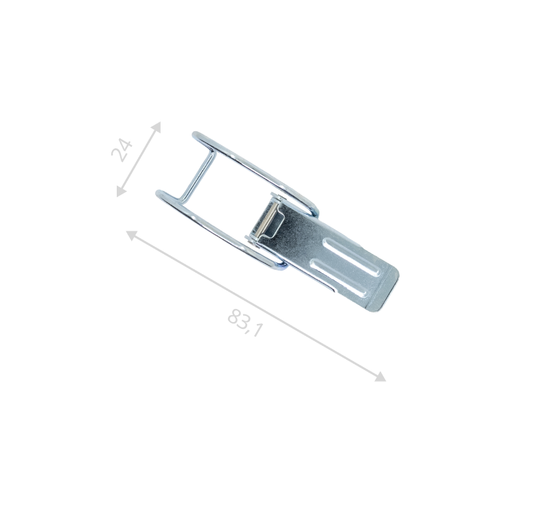 Замок для светильников C-006 L-115 (нержавеющая сталь)