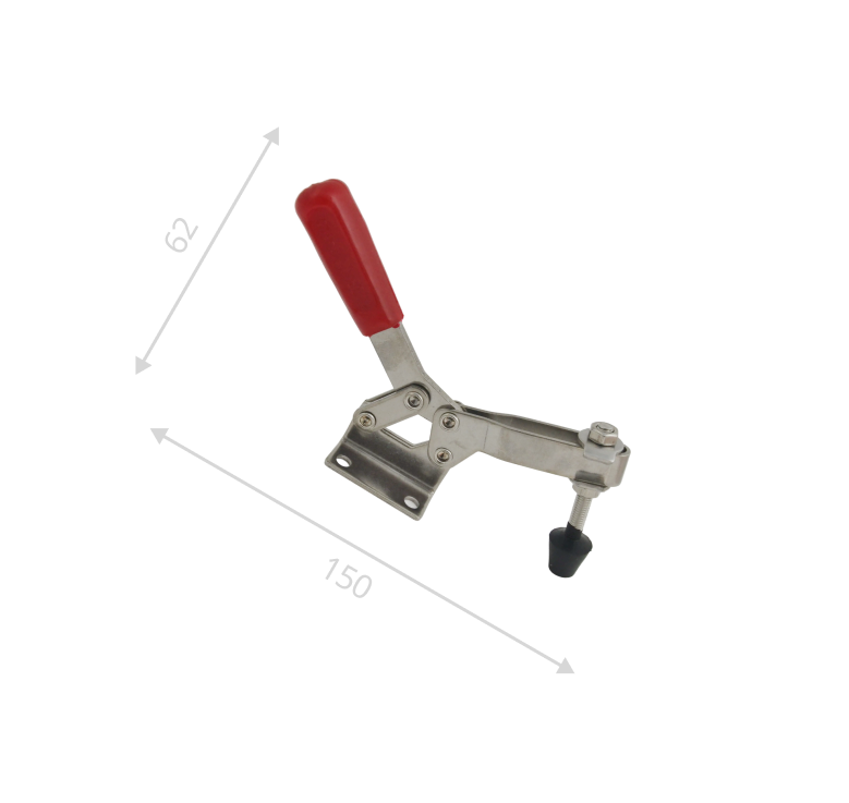 Замок регулируемый бугельный  В 110-150 (нержавеющая сталь)