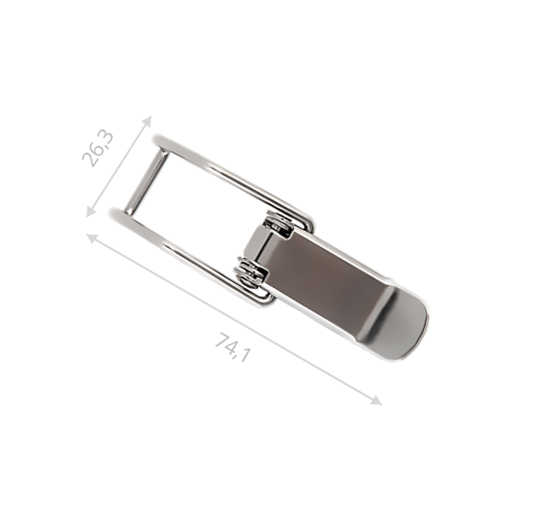 Замок С-002 (нержавеющая сталь)