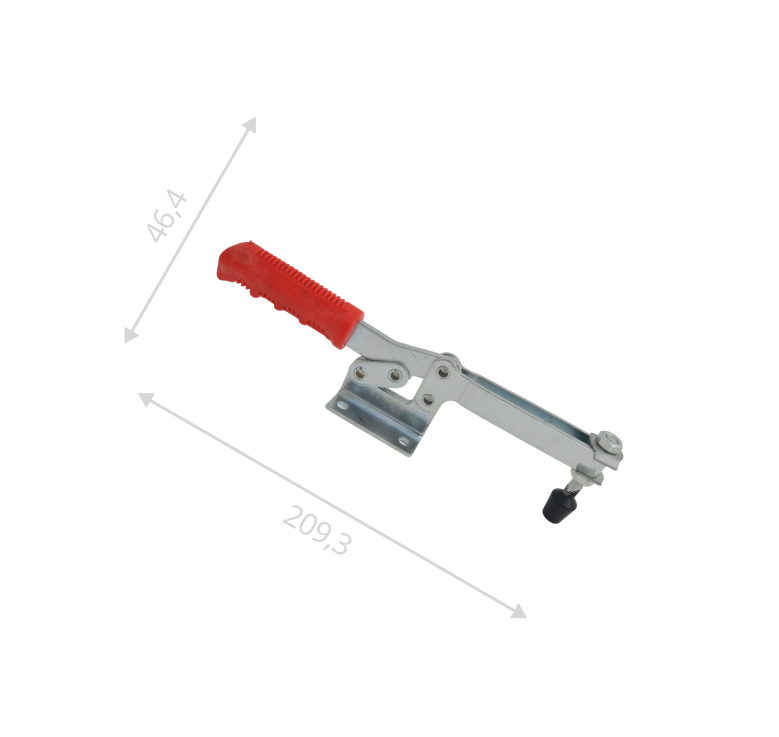Замок бугельный регулируемый   В 170-210 (цинк)