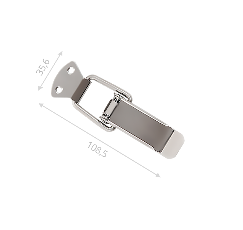 Замок W-558 (никель)
