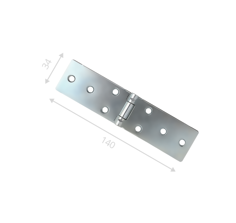 Петля карточная 140х34 (цинк)
