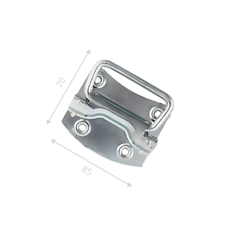 Ручка накладная 70х85 (цинк) К62