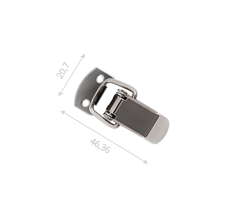 Замок W-528 (никель)