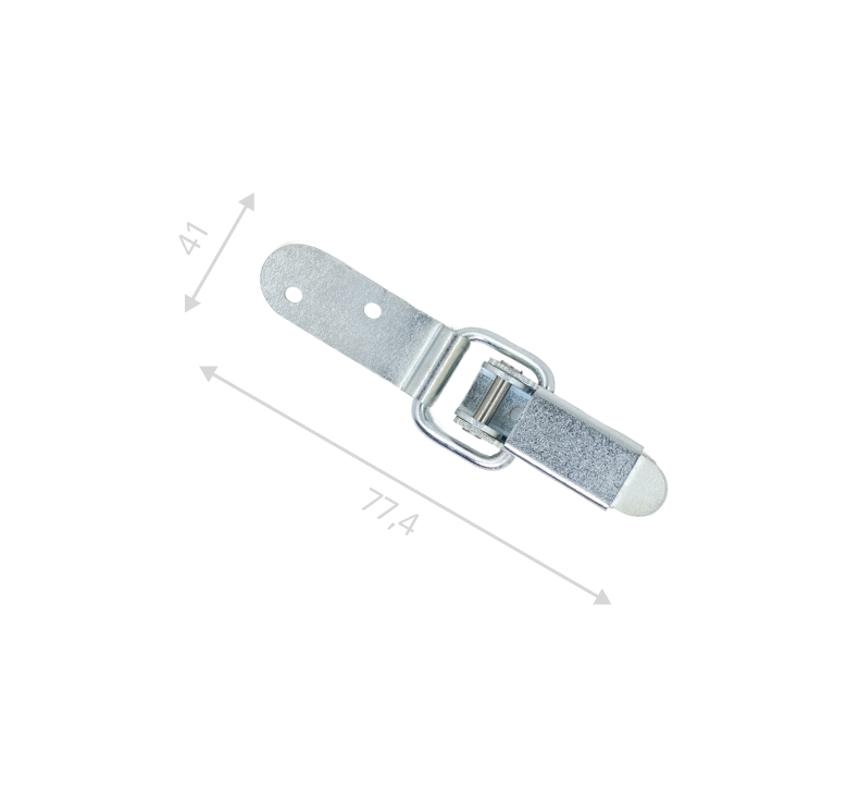 Замок-защелка Р-32 гладкий (цинк)