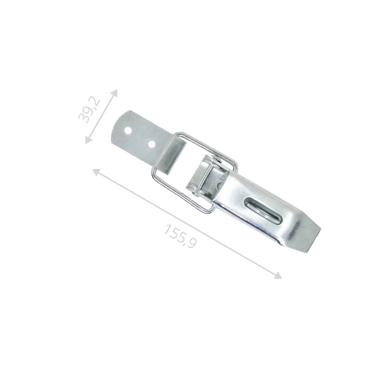 Замок Р 424/1 под пломбу (цинк)