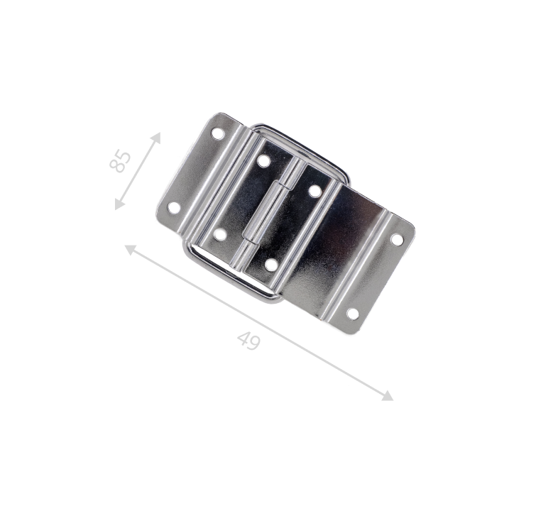 Петля с ограничителем 49х85 (цинк)