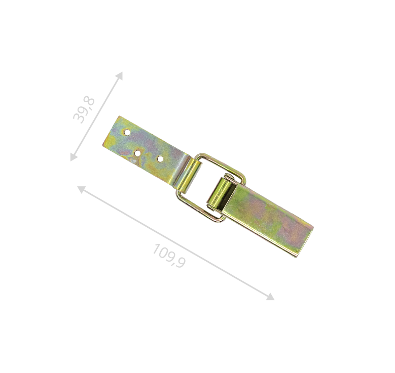 Замок ОСТ L-73 (цинк)