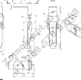 Замок P-420 чертеж Замок P-420 чертеж