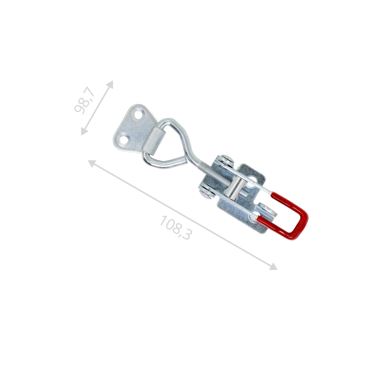 Замок X-80-1 под пломбу (цинк)