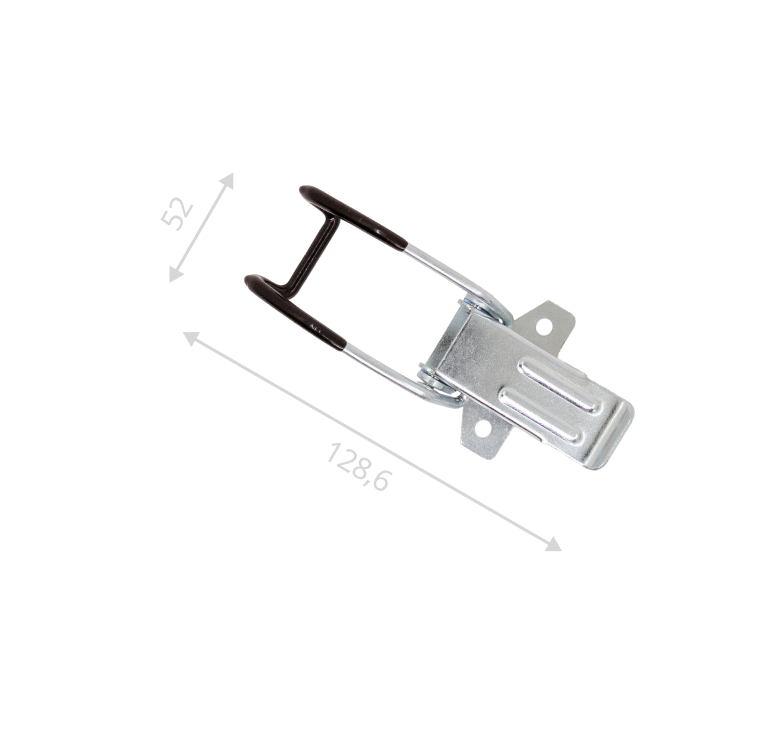 Замок для пылесосов С-008 L-120 (нержавеющая сталь)