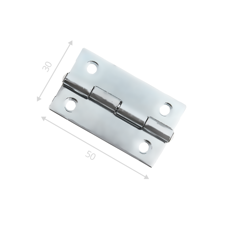 Петля карточная 50х30 (цинк)