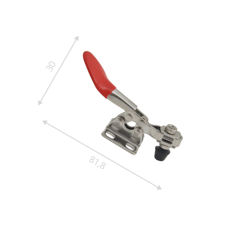 Замок бугельный регулируемый В 70-80 (нержавеющая сталь)