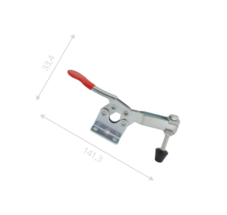 Замок регулируемый бугельный  В 100-140 (цинк)