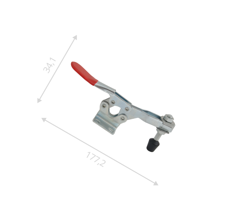 Замок бугельный регулируемый   В 130-160 (цинк)