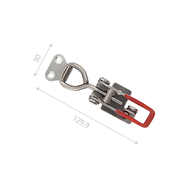 Замок X-100/1 регулируемый под пломбу (цинк)