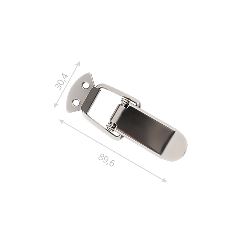 Замок W-548 (никель)