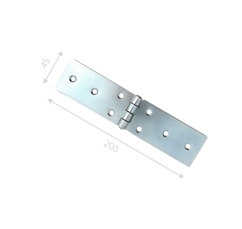 Петля карточная 200х45 (цинк)