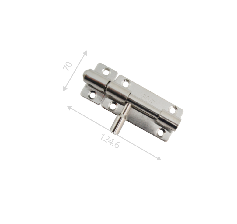 Задвижка накладная нержавеющая сталь 80х32