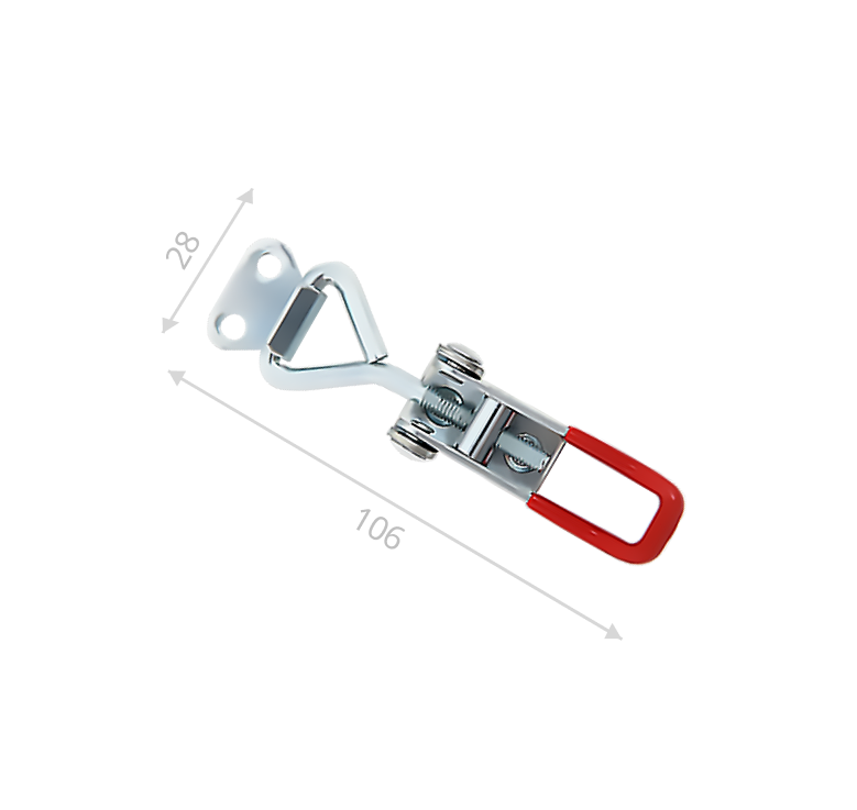 Замок X-80 регулируемый (цинк)