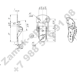 Замок Z-528 (нержавейка) Замок Z-528 (нержавейка)