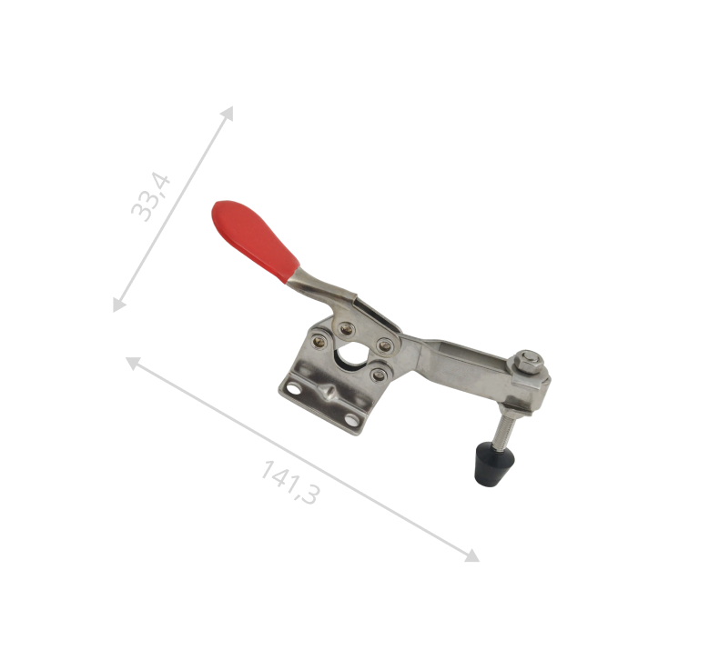 Замок бугельный регулируемый В 100-140 (нержавеющая сталь)