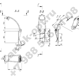 Замок для светильников С-004 чертеж Замок для светильников С-004 чертеж