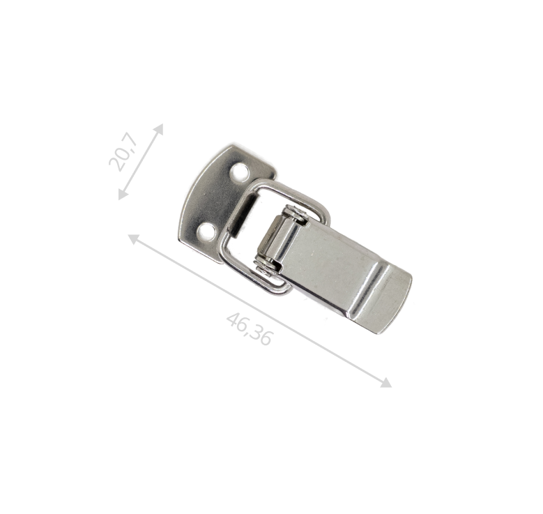 Замок защёлка W-528 нержавеющая сталь