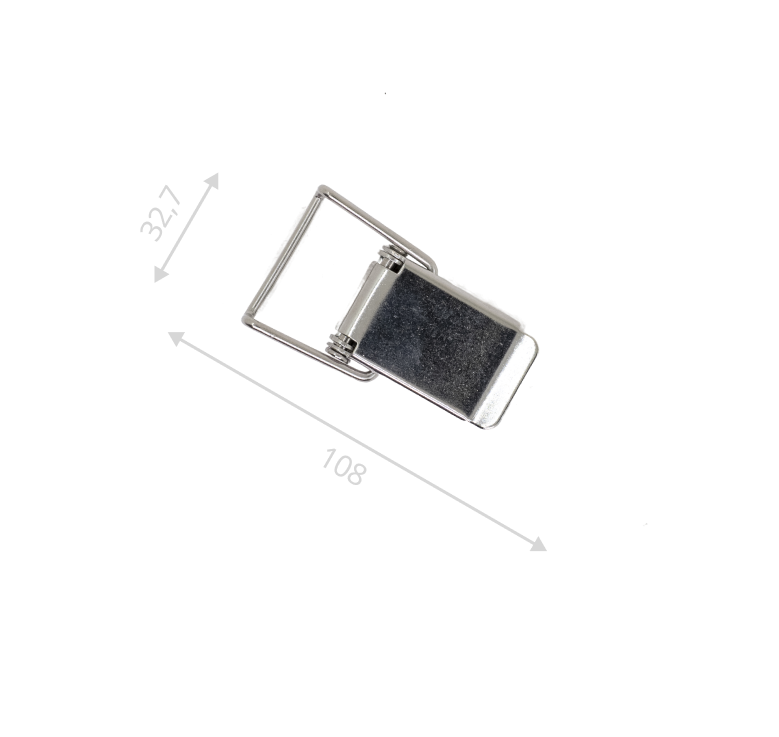 Замок для светильников C-014 L-50 (нержавеющая сталь)