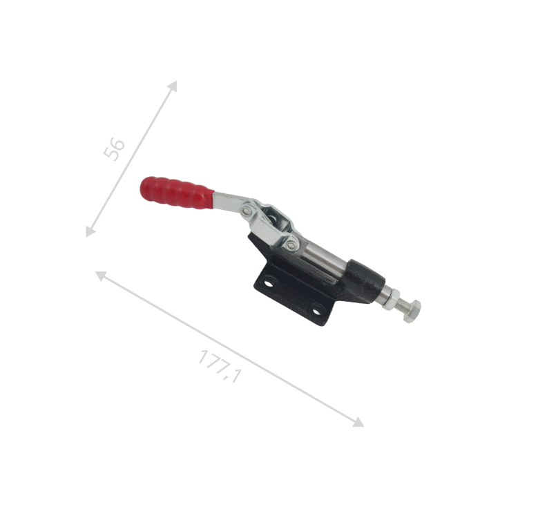 Зажим шатунный рычажный с прямым ходом В 185-200 (цинк)
