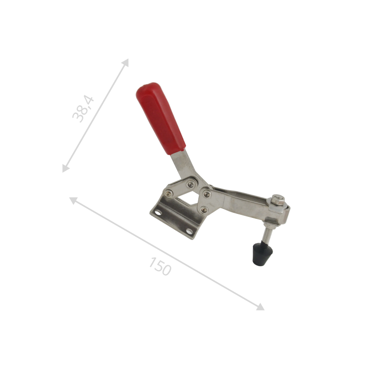 Замок регулируемый бугельный  В 110-150 (нержавеющая сталь)