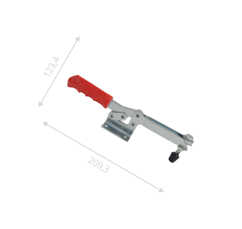 Замок бугельный регулируемый   В 170-210 (цинк)