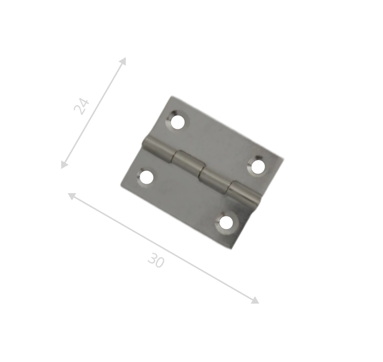 Петля карточная нержавеющая сталь 30х24