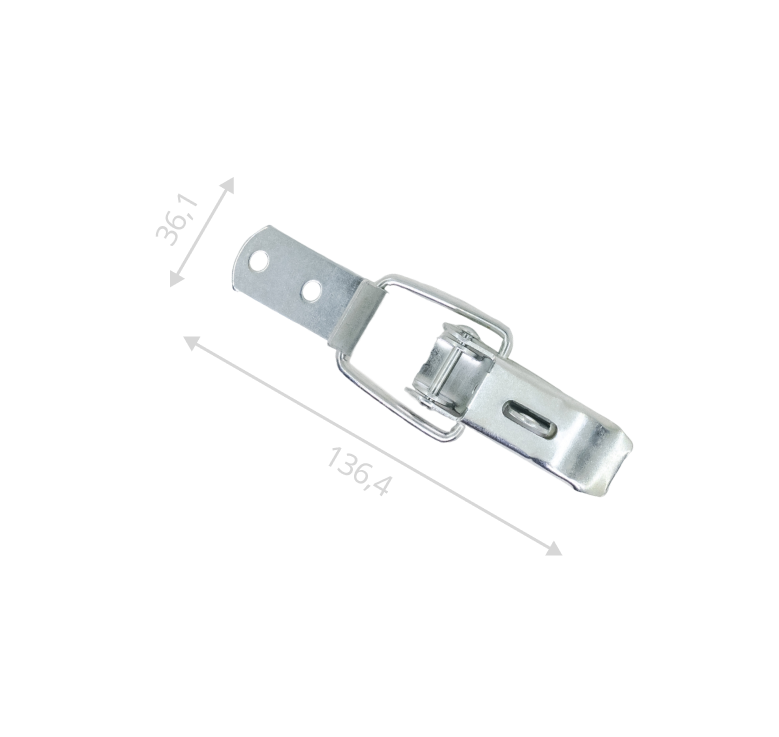 Замок-защелка Р-423/1 под пломбу (цинк)